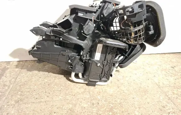 Interior heater climate box assembly