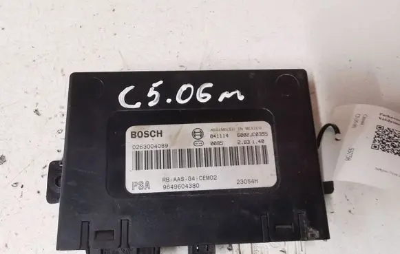 Citroen C5 Parking PDC control unit/module 9649604380 0263004089 6002JC0355