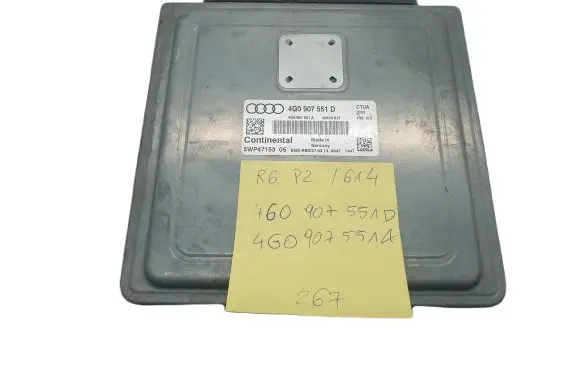 Audi A6 C7 Engine control unit/module 4G0907551D 4G0907551A