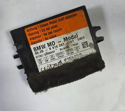 BMW 3 E46 Alarm control unit/module 6916087 6575691608701
