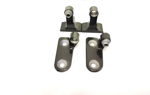 Front door hinge set