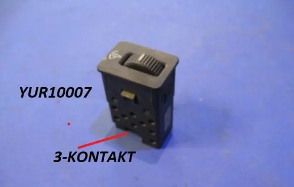 Rover 214 - 216 - 220 Headlight level height control switch YUR10007