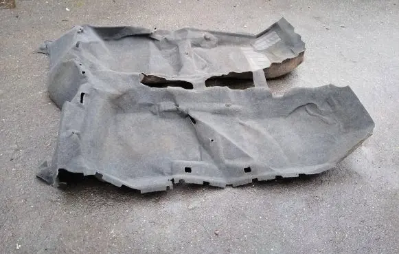 Skoda Roomster (5J) Front floor carpet liner 6Q7863367C