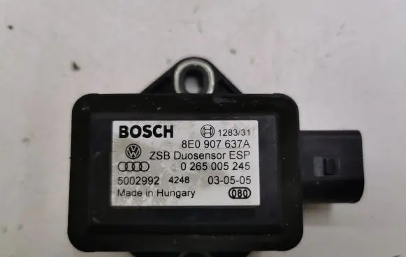 Bentley Flying Spur ESP acceleration yaw rate sensor 8E0907637A 0265005245