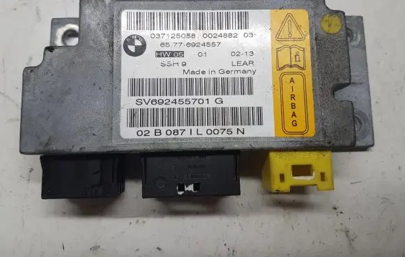 BMW 7 E65 E66 Airbag control unit/module 037125058 A566