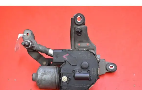 Front wiper linkage and motor