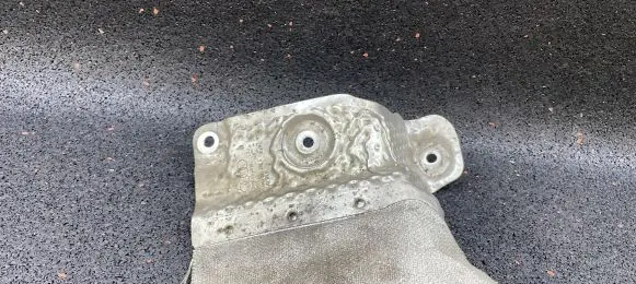 Heat shield in engine bay