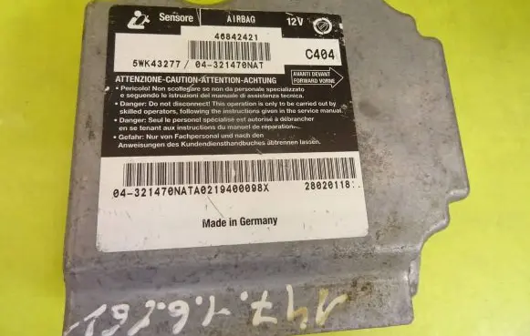 Alfa Romeo 147 Airbag control unit/module 46842421