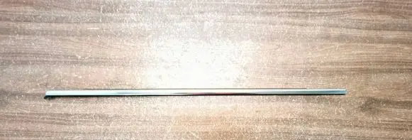 Rear door glass trim molding
