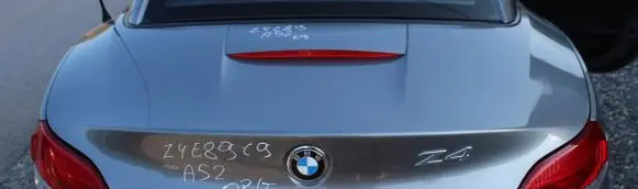 BMW Z4 E89 Tailgate/trunk/boot lid