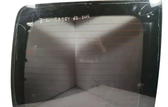 Volkswagen Caddy Rear windscreen/windshield window 43R00048 DOT24AS2M68