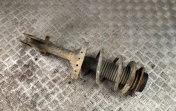 Front shock absorber with coil spring