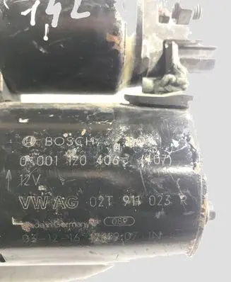 Volkswagen Golf V Starter motor 02T911023R 0001120406