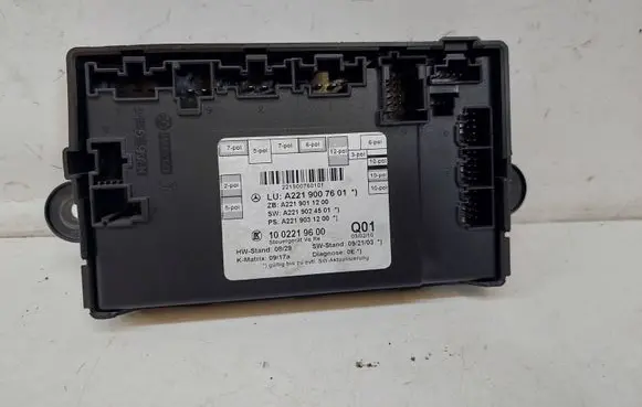 Mercedes-Benz S W221 Door control unit/module A2219007601 A2219024501 A2219011200