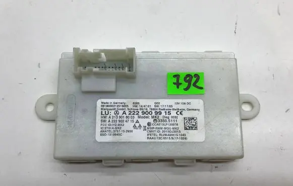 Mercedes-Benz E W213 Keyless (KESSY) go control unit/module A2139018003 A229009910 33505111