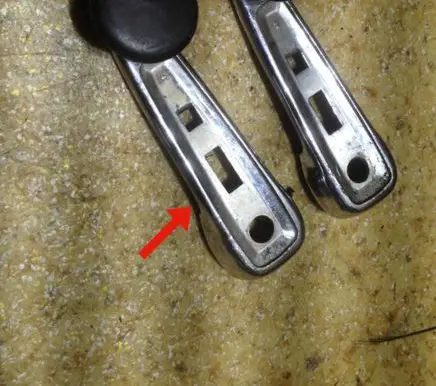 Mercedes-Benz W123 Front door window winding handle 