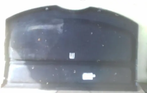 Parcel shelf