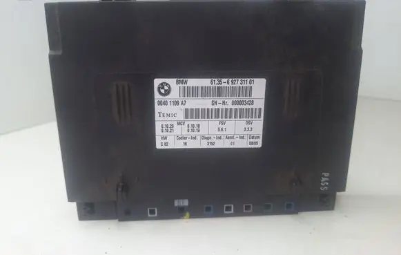 BMW 5 E60 E61 Seat control module 6927311 00401109A7 000003428