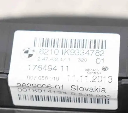 BMW 3 F30 F35 F31 Speedometer (instrument cluster) 9232893