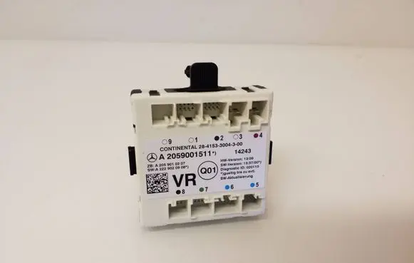Mercedes-Benz C W205 Other control units/modules A2059001511 A2059010207 A2229020908