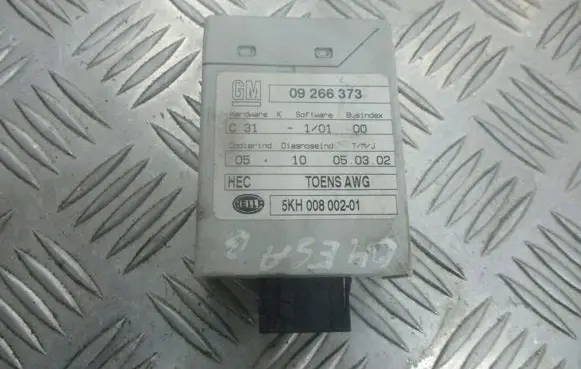 Opel Omega B1 Cruise control unit/module 09266373