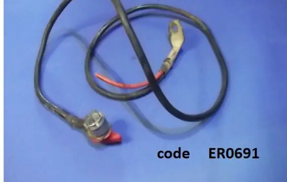Renault 19 Negative earth cable (battery) ER0691