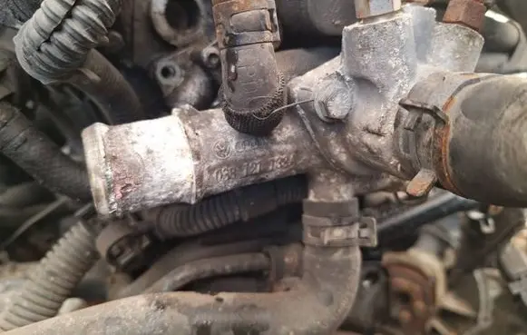 Volkswagen Golf IV Engine coolant pipe/hose 038121133