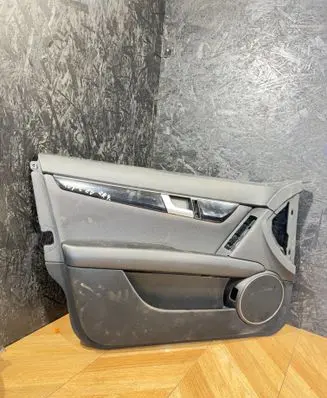 Mercedes-Benz C W204 Rear door card panel trim A2047200589 000090715 A2045409433