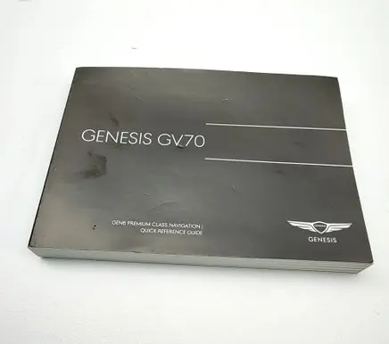 Genesis GV70 User manual MFL71385566