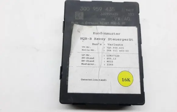Volkswagen Tiguan Other control units/modules 3Q0959435