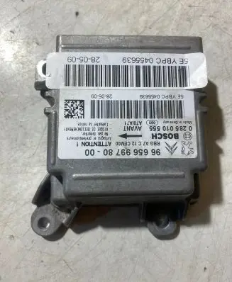Peugeot 207 Airbag control unit/module 9665699780 0285010555 C0455639