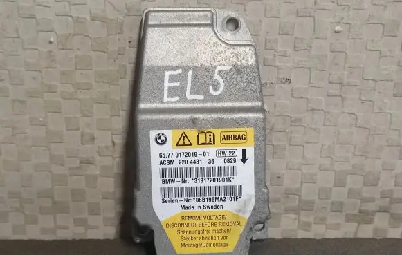 BMW 5 E60 E61 Airbag control unit/module 9172019