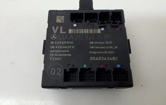 Mercedes-Benz C W204 Door control unit/module A2128203485