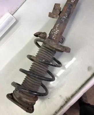 Volvo V50 Front shock absorber with coil spring