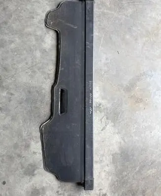 Parcel shelf load cover