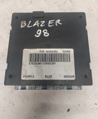 Chevrolet Blazer Comfort/convenience module 16268395 P16268395 878395M172992LRY