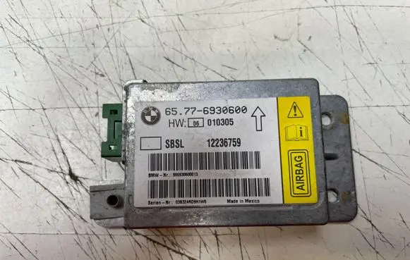 BMW 7 E65 E66 Airbag control unit/module 6930600 12236759