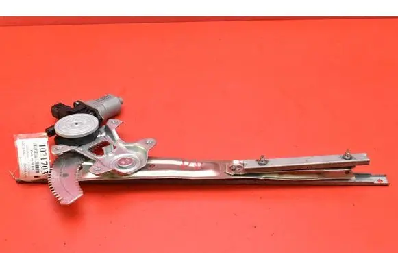 Front door window regulator with motor