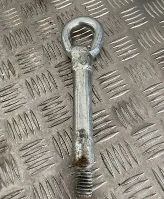 Towing hook eye