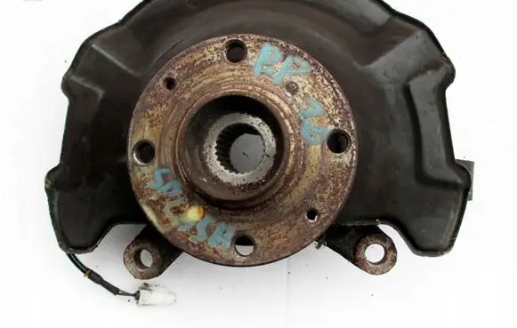 Opel Agila B Front wheel hub spindle knuckle