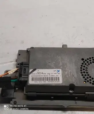 Peugeot 407 Screen/display/small screen 9663321480