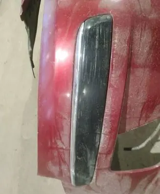 Peugeot 407 Front bumper splitter molding 