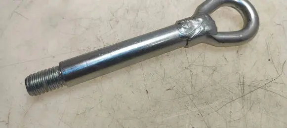 Towing hook eye