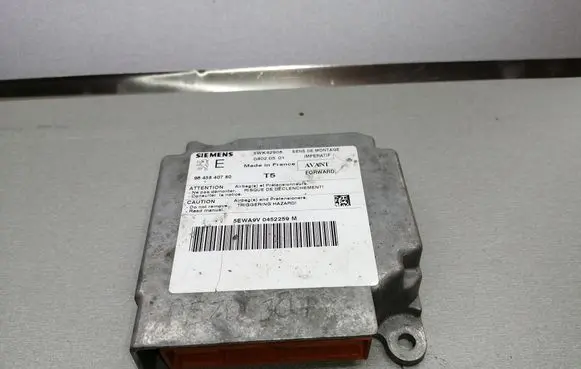 Peugeot 307 Airbag control unit/module 9645840780