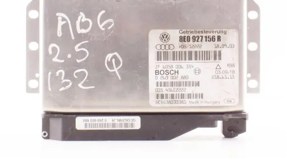 Audi A4 S4 B6 8E 8H Gearbox control unit/module 8E0927156R 0260002880