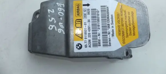 BMW 5 E60 E61 Airbag control unit/module 9118931 65779118931