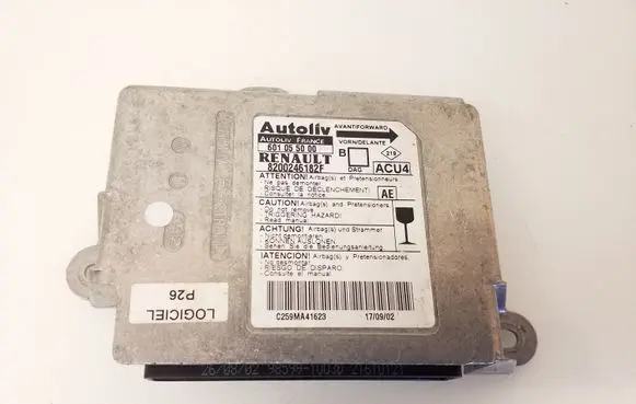 Renault Megane II Airbag control unit/module 601055000 8200246182F