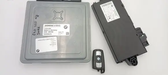 BMW 3 E92 E93 Engine ECU kit and lock set 6943830 61356943830 7574544