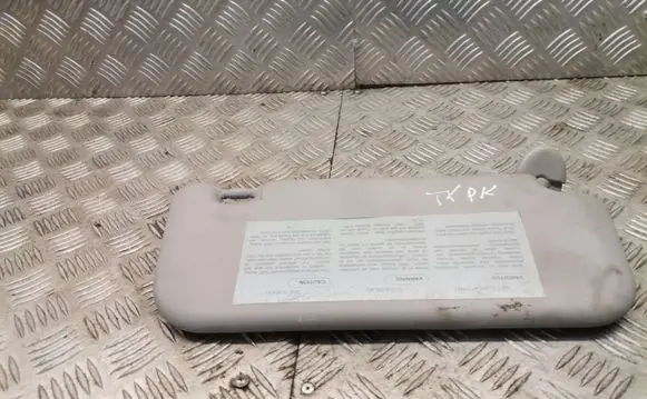 Toyota Yaris Sun visor