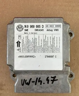 Volkswagen Golf V Airbag control unit/module 1K0909605D 27040507C 5WK43411